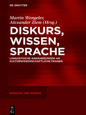 cover image of Diskurs, Wissen, Sprache